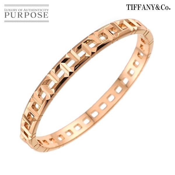 ティファニー TIFFANY&amp;Co. Tトゥルー ナロー バングル 16.5cm K18 PG ピン...