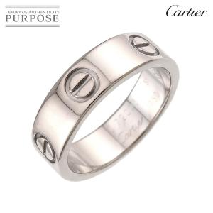 カルティエ Cartier ラブ #51 リング K18 WG ホワイトゴールド 750 指輪 Love Ring【証明書付き】 90334541