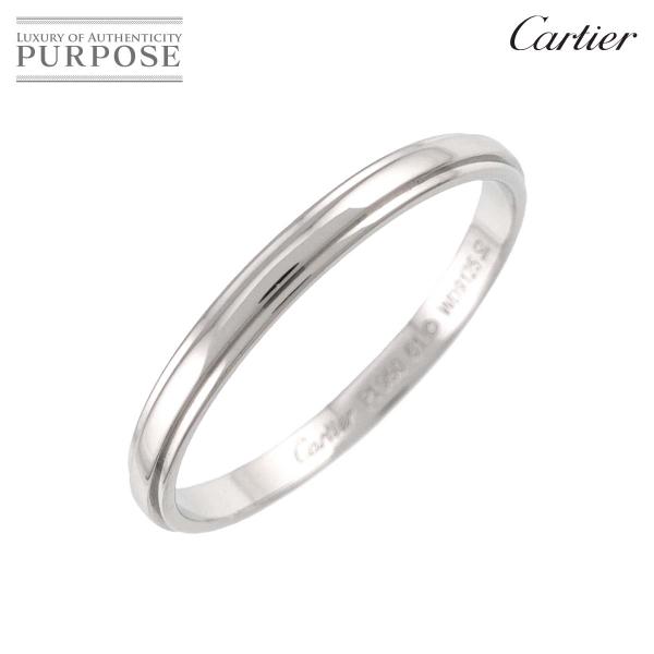 カルティエ Cartier ダムール #61 リング 幅2.5mm Pt プラチナ 指輪 d Amo...