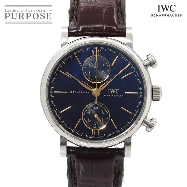 IWC ポートフィノ クロノグラフ IW391404 メンズ 腕時計 ブラック 自動巻き インターナ...