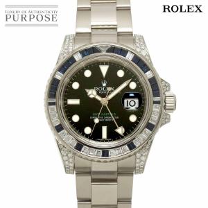 ロレックス ROLEX GMTマスター2 116759SA M番 ルーレット メンズ 腕時計 デイト K18WG オートマ 自動巻き ウォッチ GMT Master 2 90335915