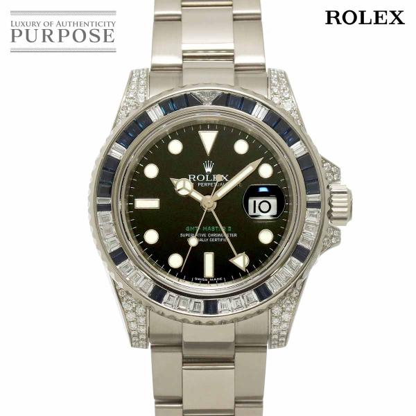 ロレックス ROLEX GMTマスター2 116759SA M番 ルーレット メンズ 腕時計 デイト...