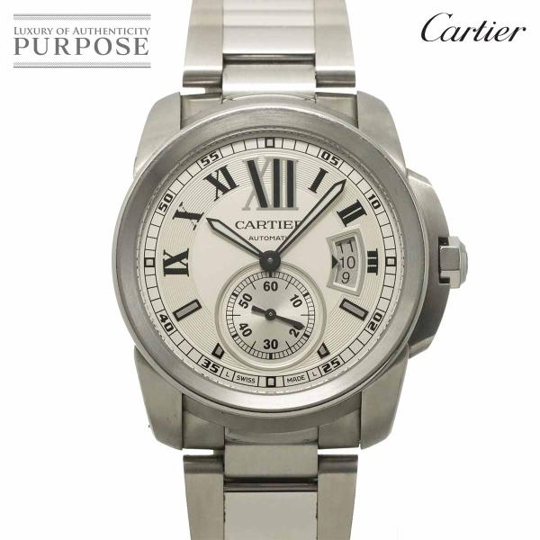 カルティエ Cartier カリブル ドゥ カルティエ W7100015 メンズ 腕時計 デイト ス...