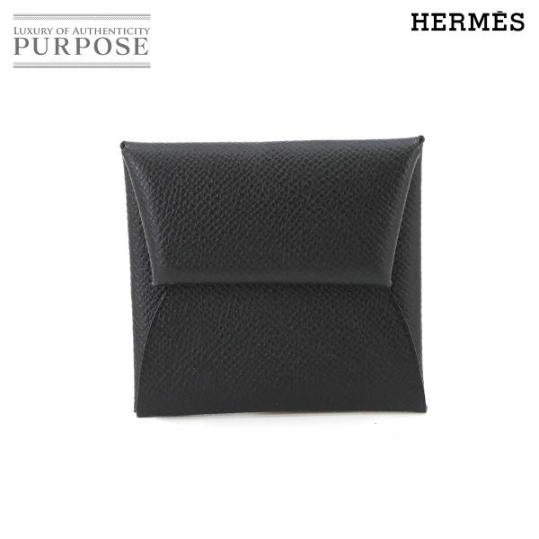 未使用 展示品 エルメス HERMES バスティア コインケース 小銭入れ エプソン ブラック □O...