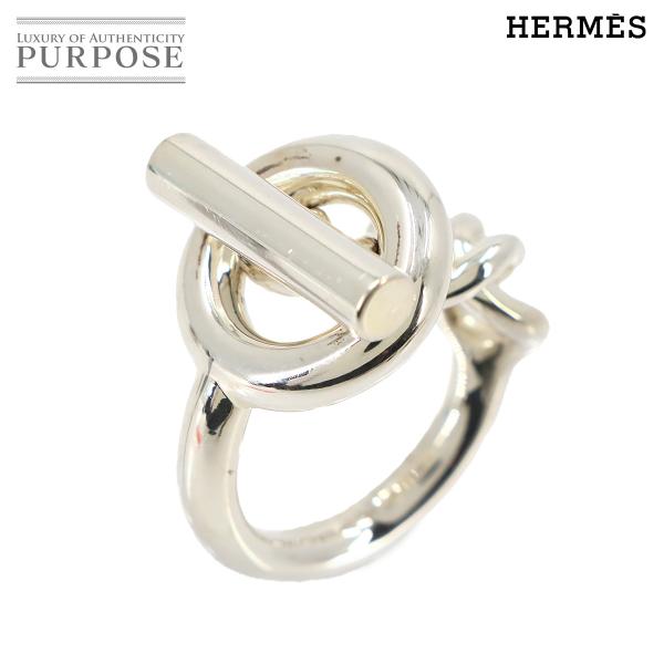 エルメス HERMES クロワゼット ラージモデル #55 リング SV 925 シルバー 指輪 シ...