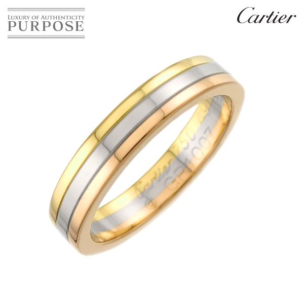 カルティエ Cartier ヴァンドーム #49 リング K18 YG WG PG スリーゴールド ...