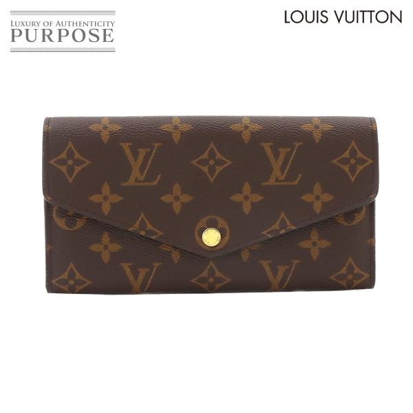 新品同様 ルイ ヴィトン LOUIS VUITTON モノグラム ポルトフォイユ サラ 二つ折り 長...