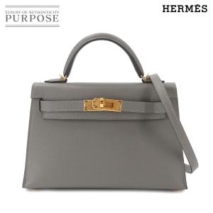 未使用 展示品 ミニケリー 20 エルメス HERMES ヴォーマダム グリメイヤー 2way ハンド ショルダー バッグ 外縫い W刻印 90336890