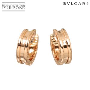 ブルガリ BVLGARI ビーゼロワン フープ ピアス K18 PG ピンクゴールド 750 B-ZERO1 Earrings Pierced 90337119