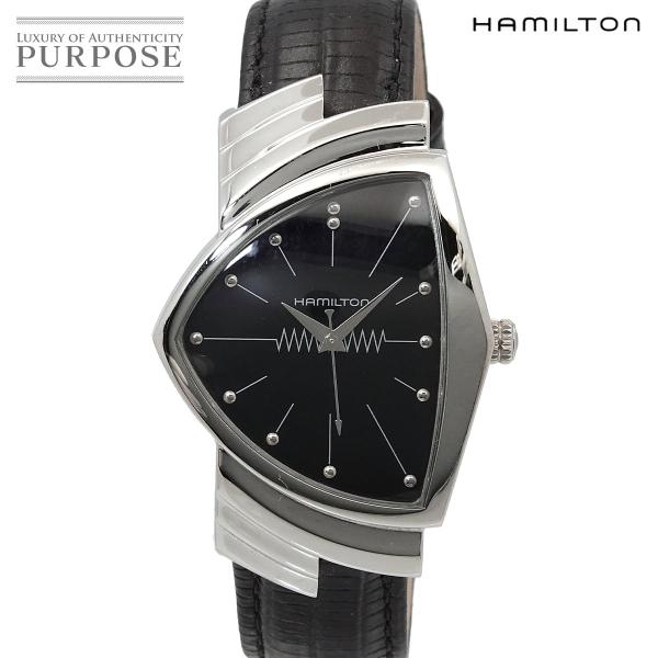 ハミルトン HAMILTON ベンチュラ フレックス H244112 メンズ 腕時計 ブラック クォ...