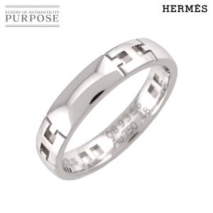 エルメス HERMES エヴァー ヘラクレス #48 リング K18 WG ホワイトゴールド 750 指輪 Hercules Ring 90339295