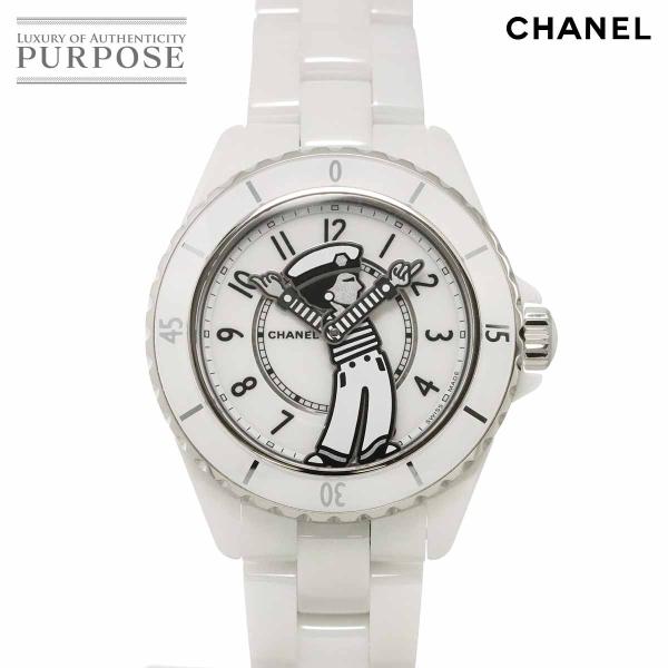 シャネル CHANEL マドモアゼル J12 ラパウザ H7481 数量限定モデル メンズ 腕時計 ...
