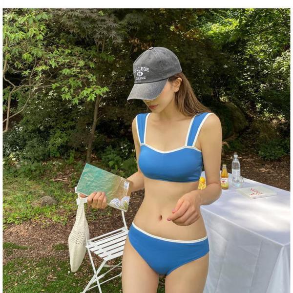 水着 ビキニ タンキニ 無地 ビキニ レディース 体型カバー ママ ラッシュガード 20代 30代 ...