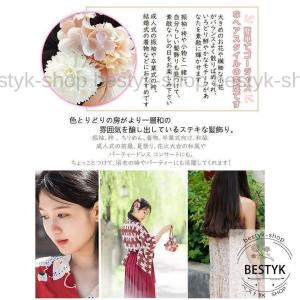 髪飾り クリップ 和装 浴衣 成人式 七五三 ...の詳細画像1