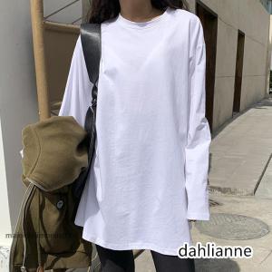 tシャツ レディース 長袖 カットソー 薄手 ...の詳細画像3