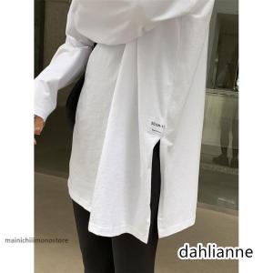 tシャツ レディース 長袖 カットソー 薄手 ...の詳細画像5