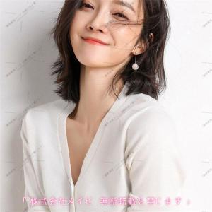 ニットカーディガン 羽織り vネック 冷房対策...の詳細画像5