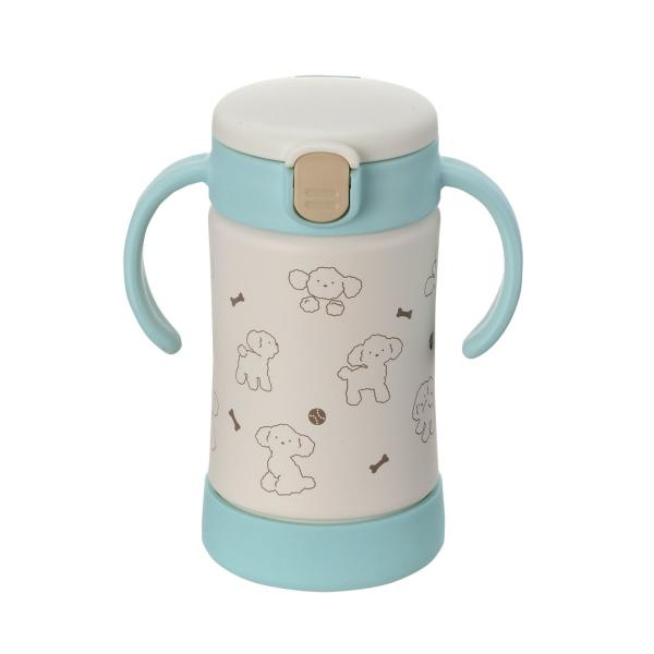 リッチェル トライ 保冷ストローマグSD ライトブルー 300ml ベビー食器 ステンレスマグ