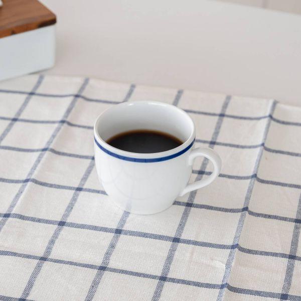 美濃焼 ダイアセラム レトロライン インディゴブルー W コーヒー碗　　アウトレット訳あり品 日本製...