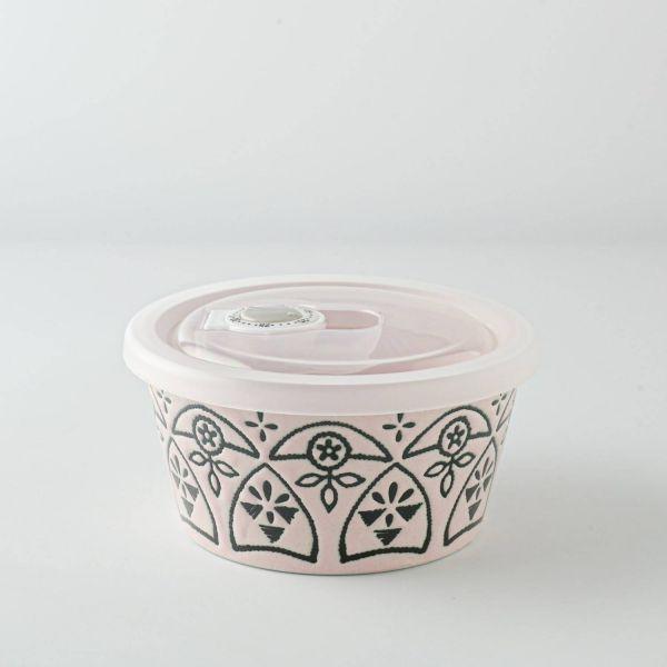 Mmode マルサン近藤 モロッカン レンジボールS(10.5cm・蓋付き) ピンク　　本体：日本、...