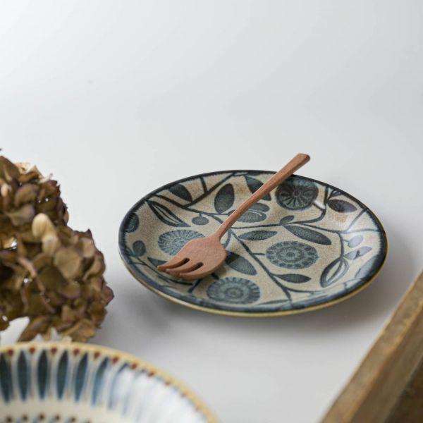 美濃焼 Mmode マルサン近藤 クラシコ プレート S 花とオリーブ 16.5cmMmode 　　...