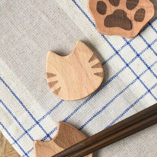 Mio cat 猫カトラリー 箸置き トラ　　インドネシア製