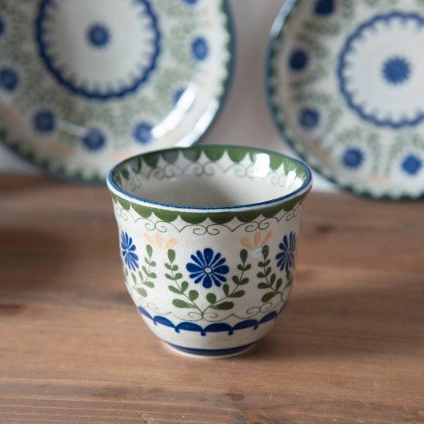 美濃焼 シークレット・ガーデン  8.5cmカップ　　日本製