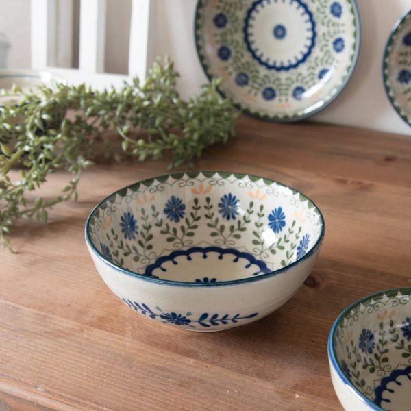 美濃焼 シークレット・ガーデン  13.5cmサラダボウル　　日本製