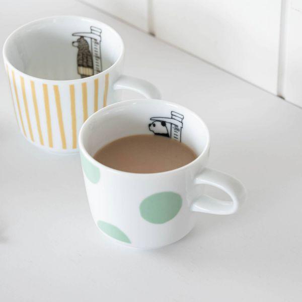 美濃焼 だいたい計れる パンダ マグカップ　　日本製