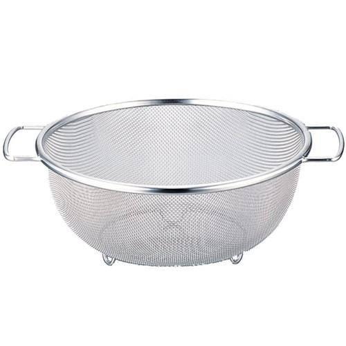 両手付丸ザル 22cm　　日本製