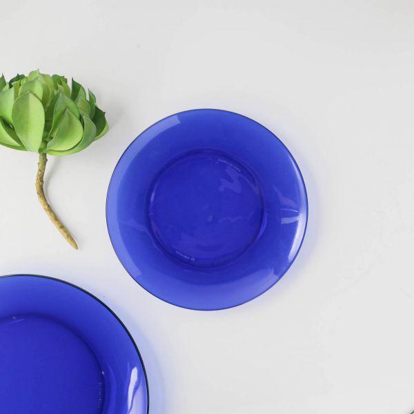 デュラレックス リス 19cmプレート サファイア　　フランス製