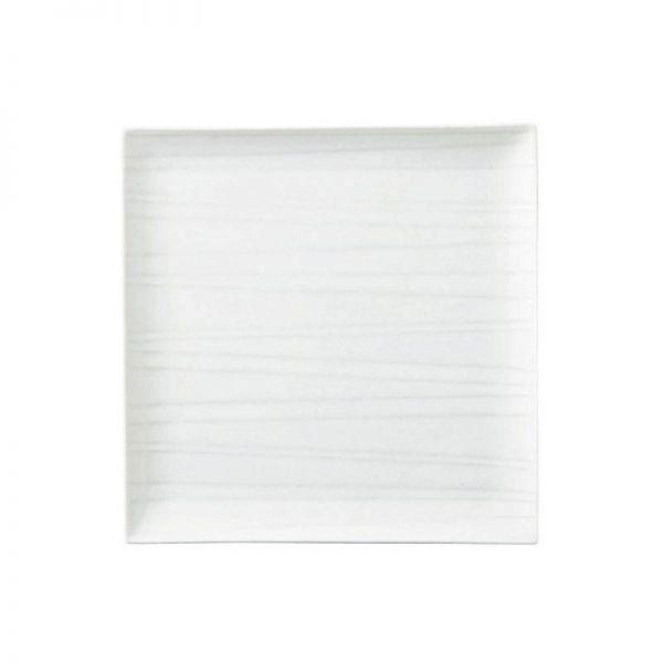 美濃焼 小田陶器 SoSo(そそ) 26正角皿 白 　　日本製