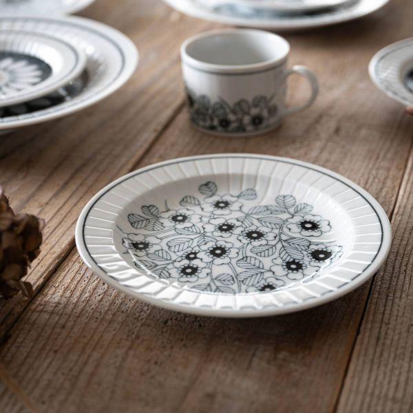 美濃焼 Antico flower アンティコフラワー ケーキプレート ブロッサム　　日本製