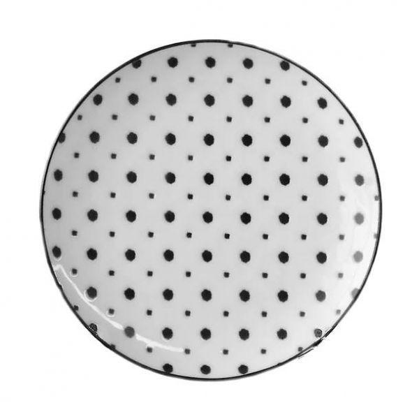 美濃焼 アワサカ コモン 豆絞 パン皿 16cm　　日本製