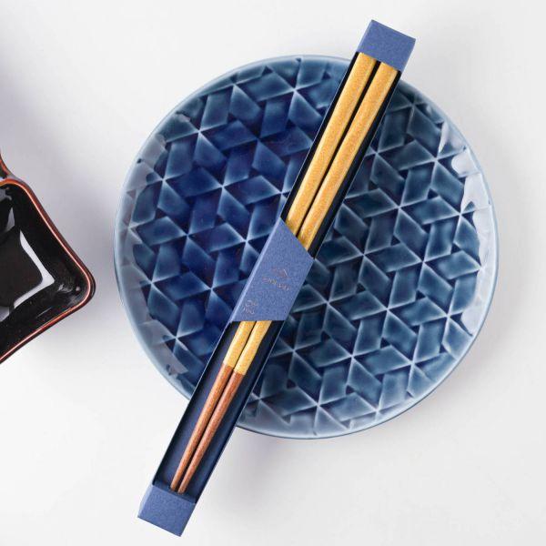 KURABI クラビ (箸) 黄磁食洗機対応　　日本製