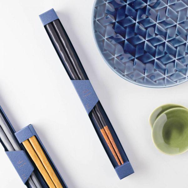 KURABI クラビ (箸) 黒ゆず食洗機対応　　日本製