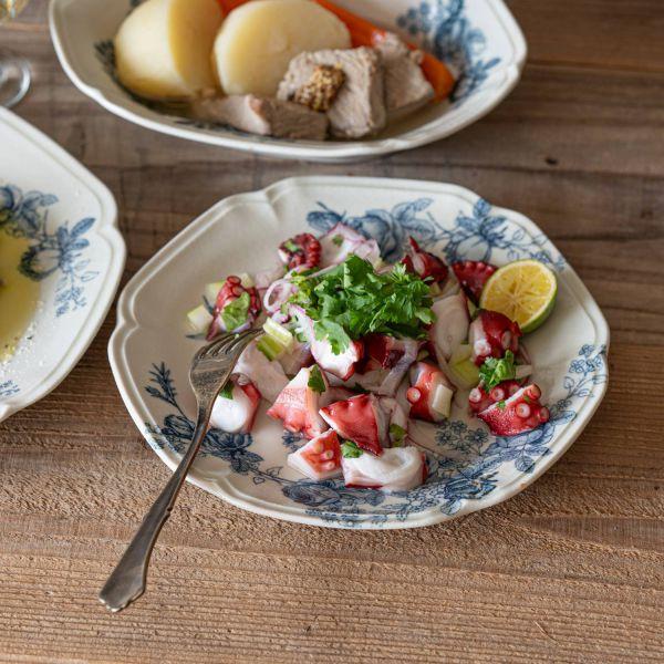 美濃焼 ヴィンテージローズ 21.5cmプレート　　日本製