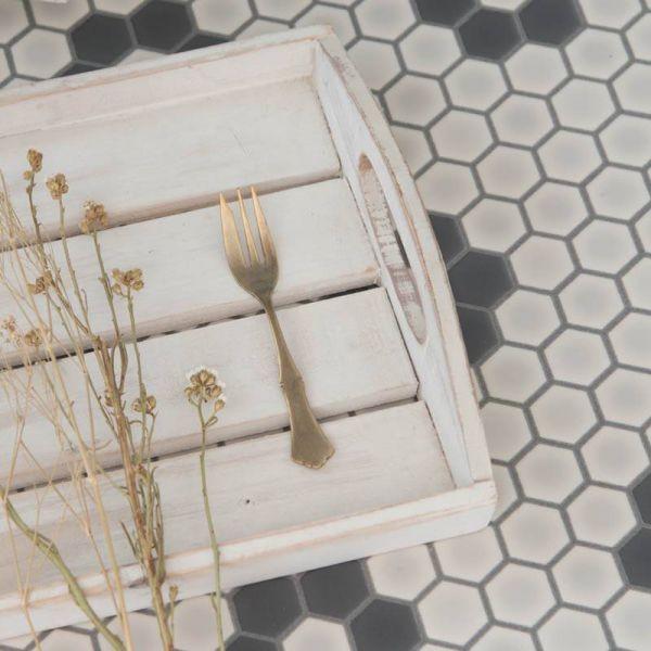 燕三条 クラシカルカトラリー ケーキフォーク アンティークゴールド　　日本製