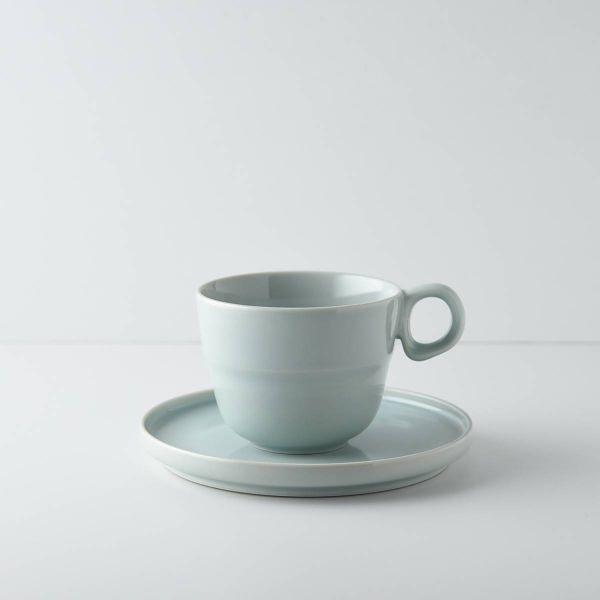 美濃焼 TRIP WARE コーヒーカップ&amp;ソーサー80+130 水釉　　日本製