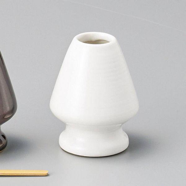 美濃焼 乳白茶筅くせ直し 茶せん立て　　日本製