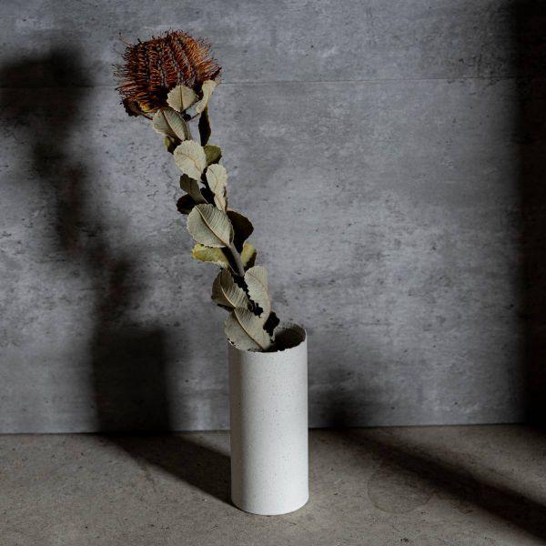 美濃焼 晋山窯ヤマツ ground vase M 180 Crunch フラワースタンド　　日本製