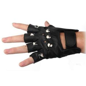 スタッズ フィンガーレス グローブ ダンス パフォーマンス