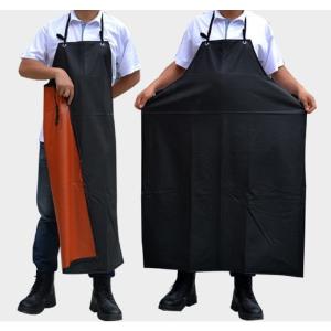 完全防水エプロン 長持ち 足元まであり 黒