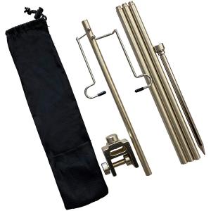 ERDEX ランタンスタンド 2way 高強度アルミ製 コンパクト