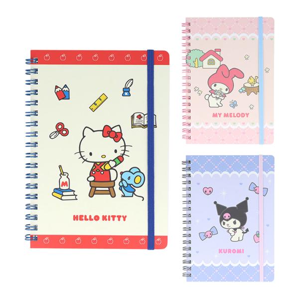 サンリオキャラクターズ　Wリングノート　B6　New Life Collection　3柄　[M便 ...