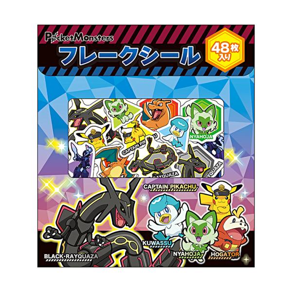 ポケモン　フレークシール　48枚入り　A柄　4901772461104　[M便 1/15]