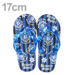 キッズサンダル　＜ビーチサンダル＞　スポーツ柄　＜男の子用＞　17ｃｍ　NL07510 [M便 1/1]