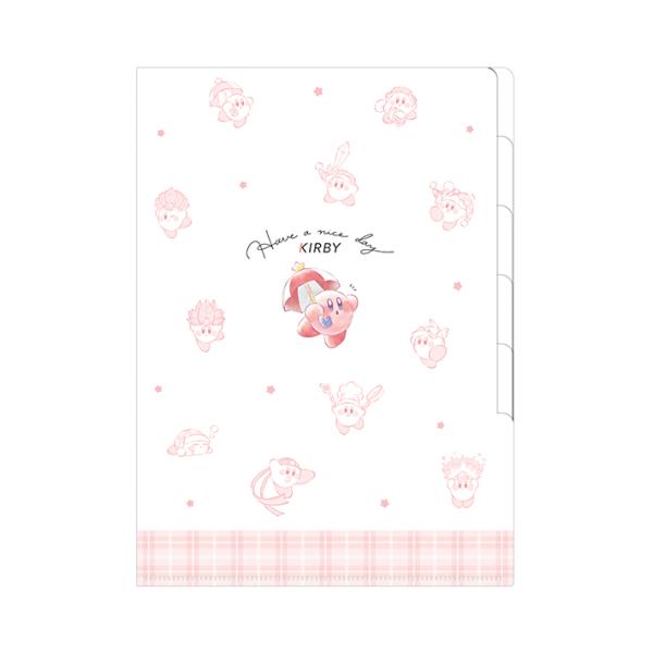 星のカービィ　5インデックスクリアファイル　A4　COPY ABILITY柄　303555　[M便 ...