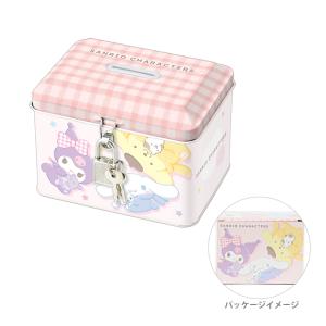 CRUX サンリオキャラクターズ カギ付き缶バンク 貯金箱 118413