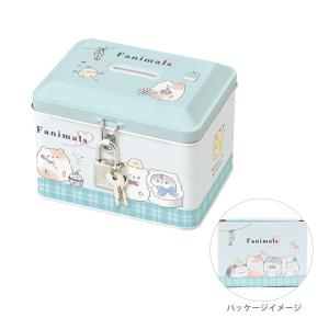 CRUX（クラックス） カギ付き缶バンク 貯金箱 タロチャンズ柄 118919